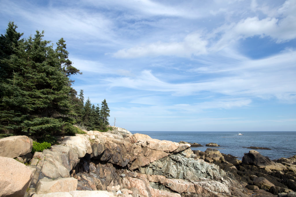 Calm Day on the Rocky Coast