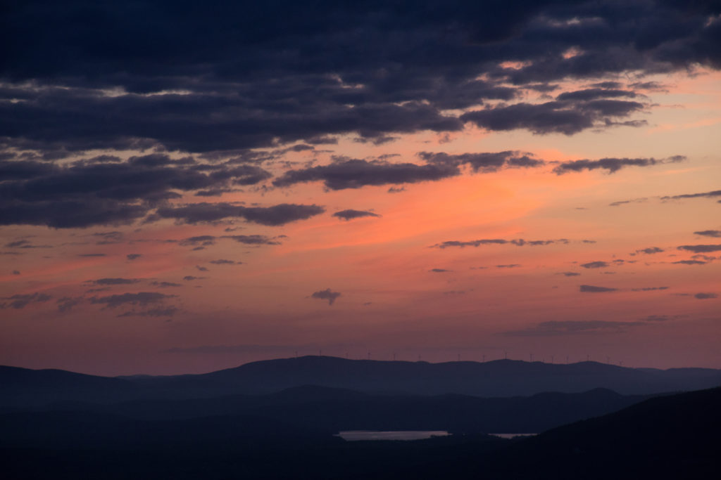 Dusky Orange Sunset