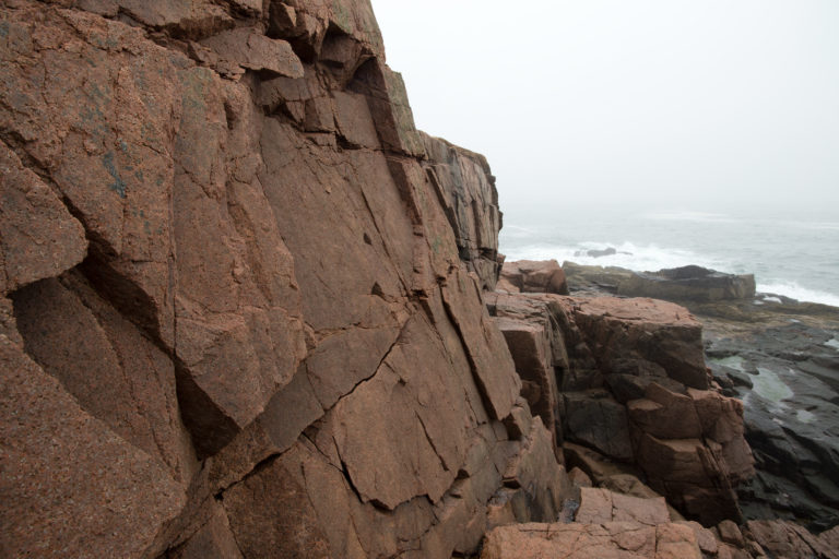 Rocky Cliff at Ocean’s Edge