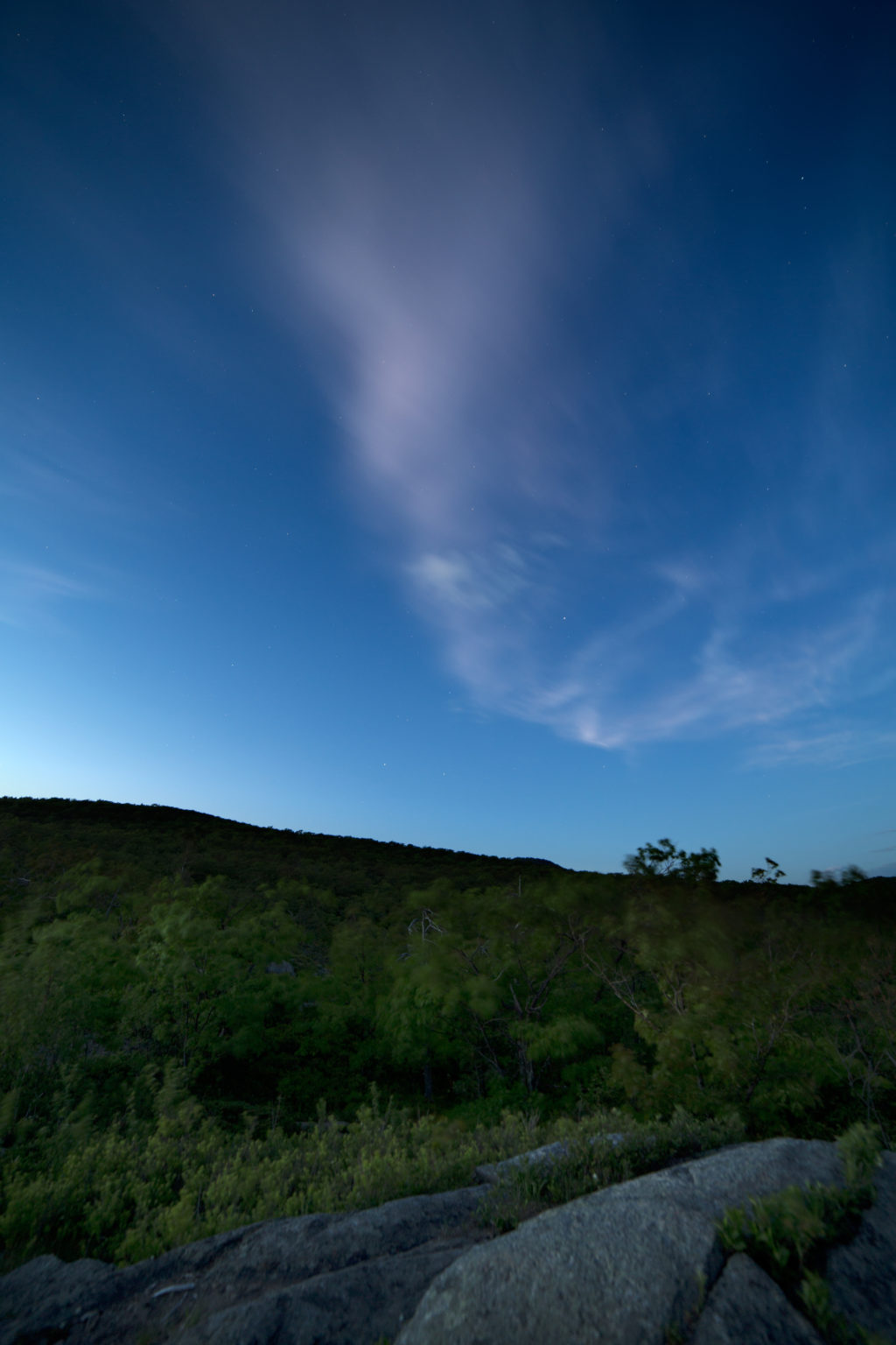 Blue Hour on Hillside