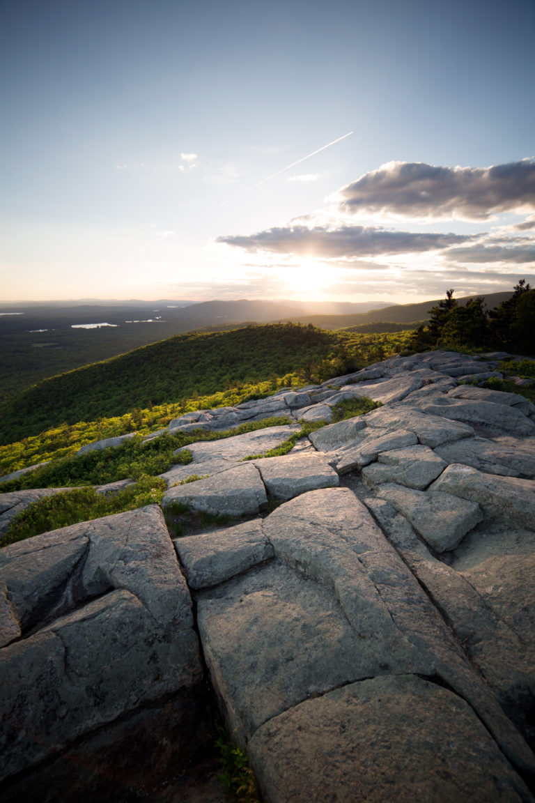 Crisp Mountaintop Sunset