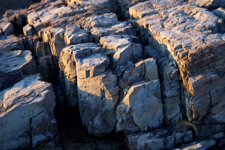 Blocky Rocks at the Beach