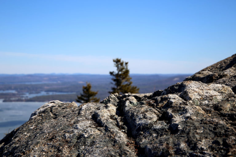 Looking Over a Rocky Crest