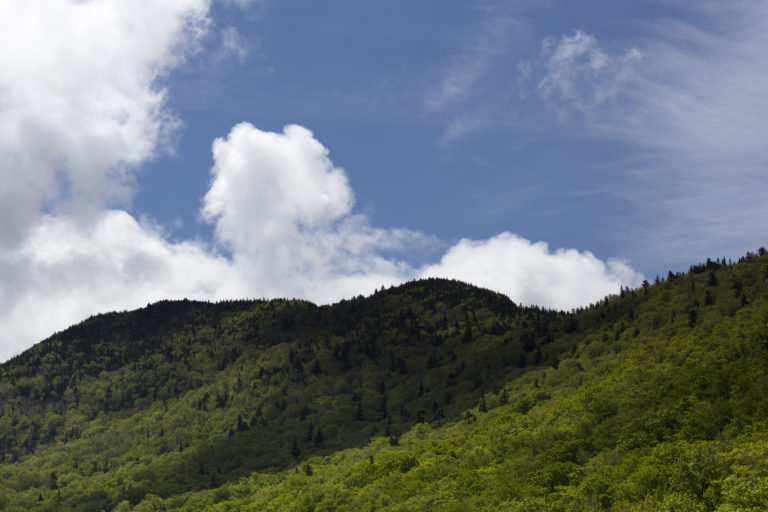 Clouds Over Mountain Range