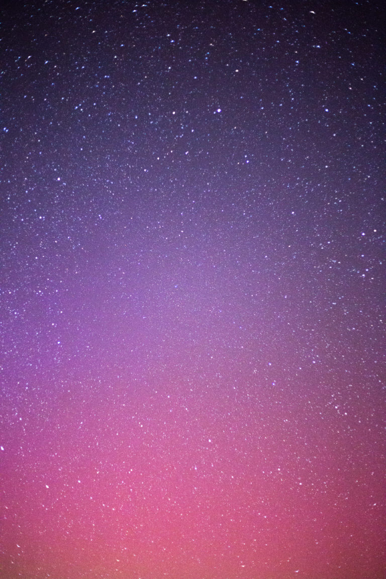 Pink Aurora Borealis