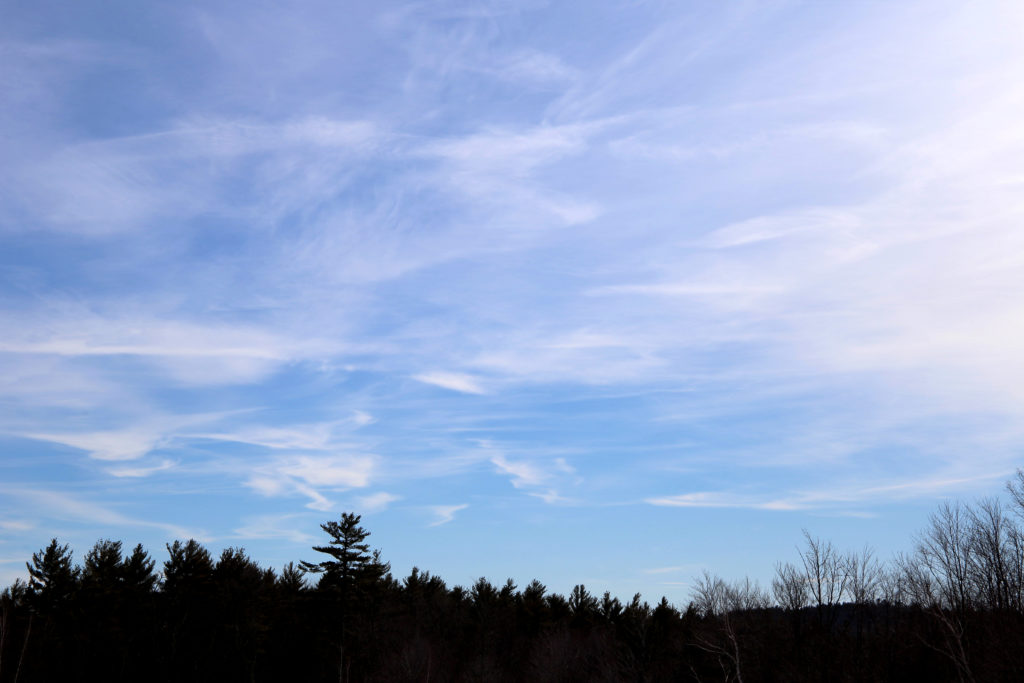 Bright Sky with Soft Clouds