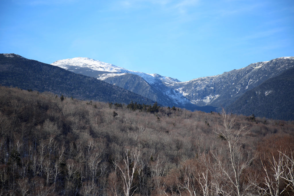 Snow Dusted Mountain Range