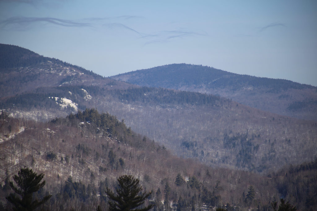 Bare Winter Mountains