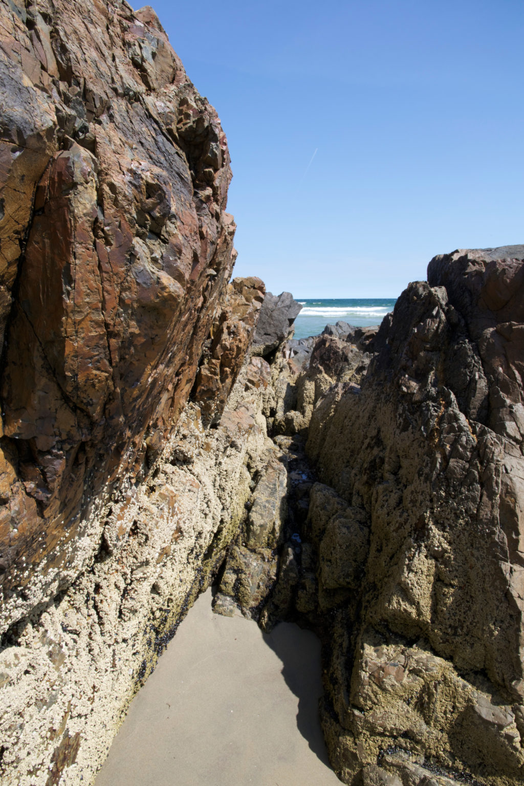 Large Rocks at the Ocean’s Edge