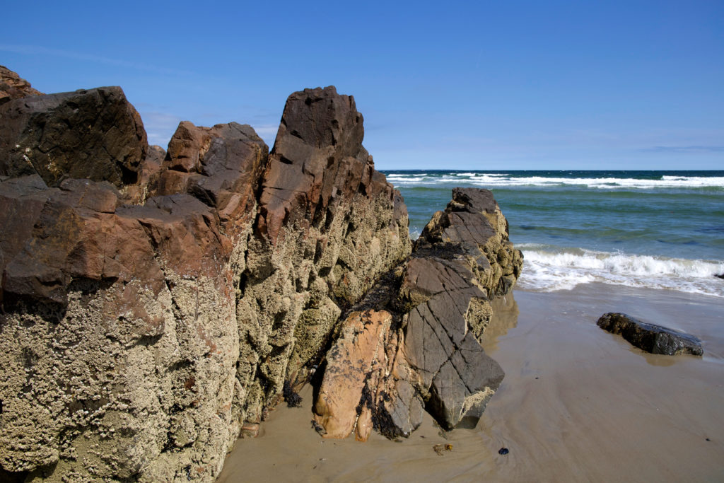 Rock Formations on the Beach