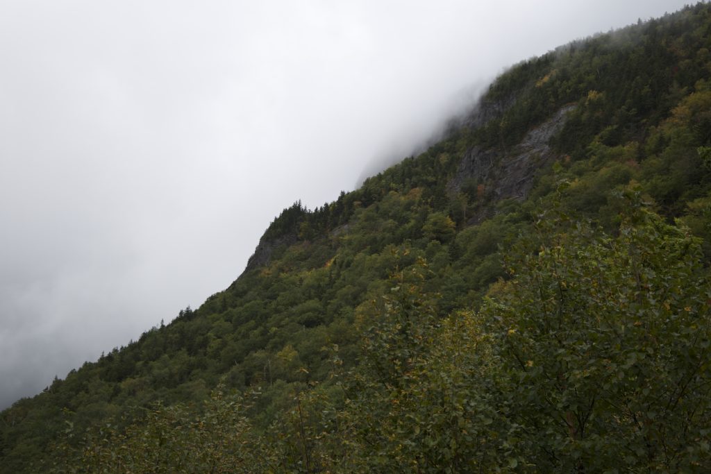 Thick Clouds on Hillside