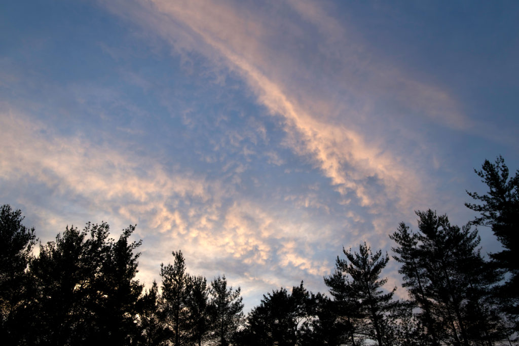 Warm Summer Evening Sky