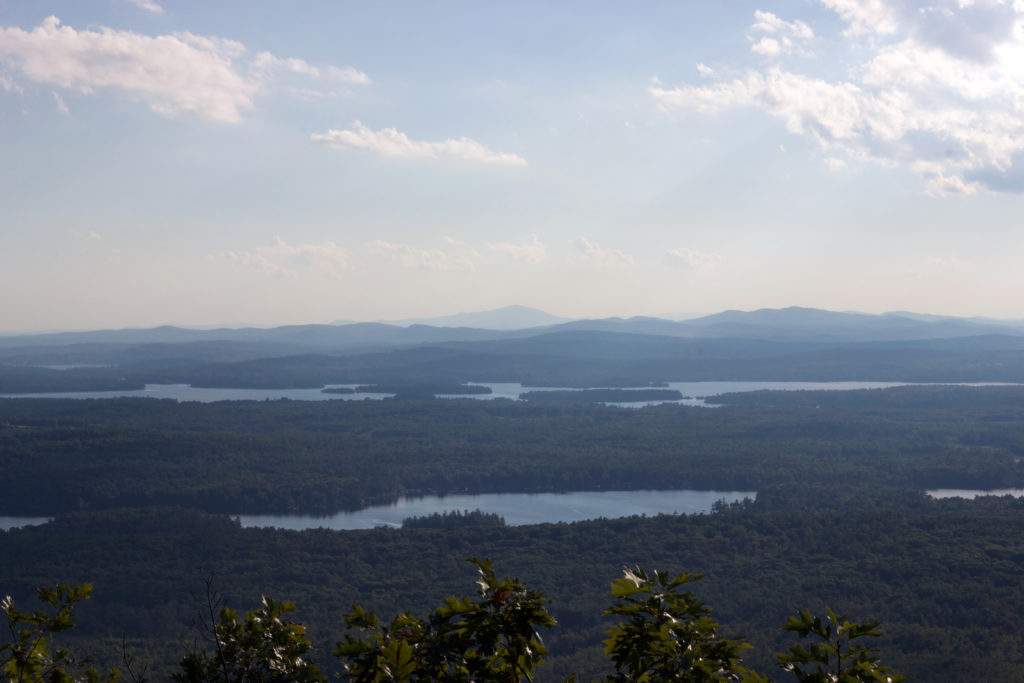 Lake, Trees, and Mountains