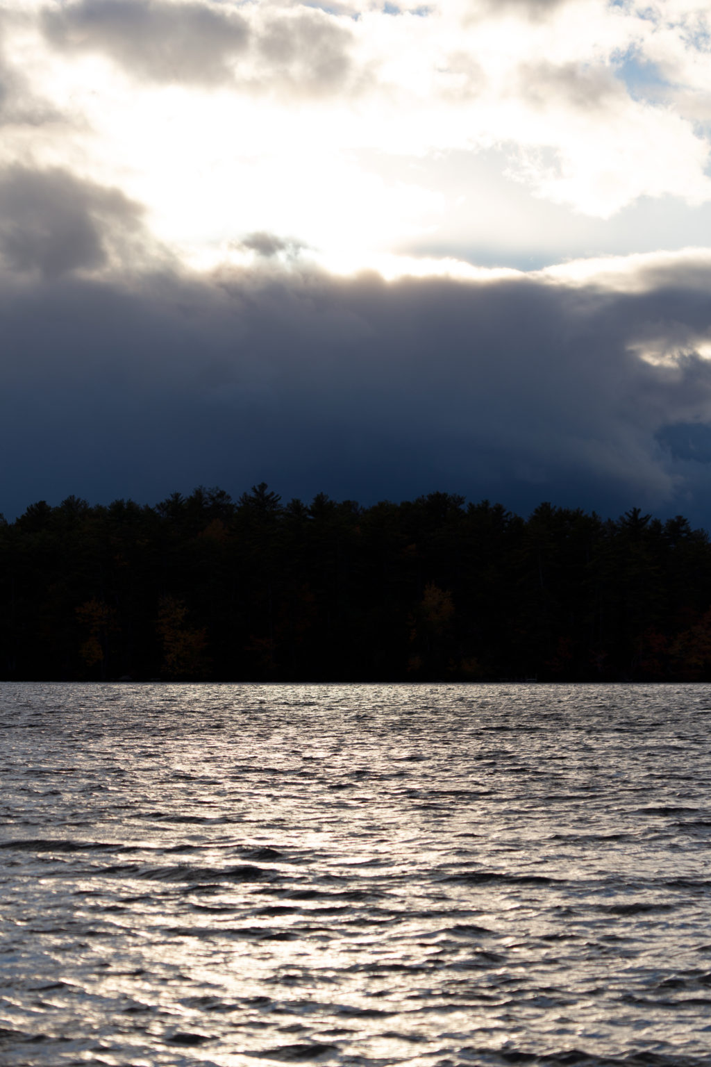 Dark and Light Over Lake