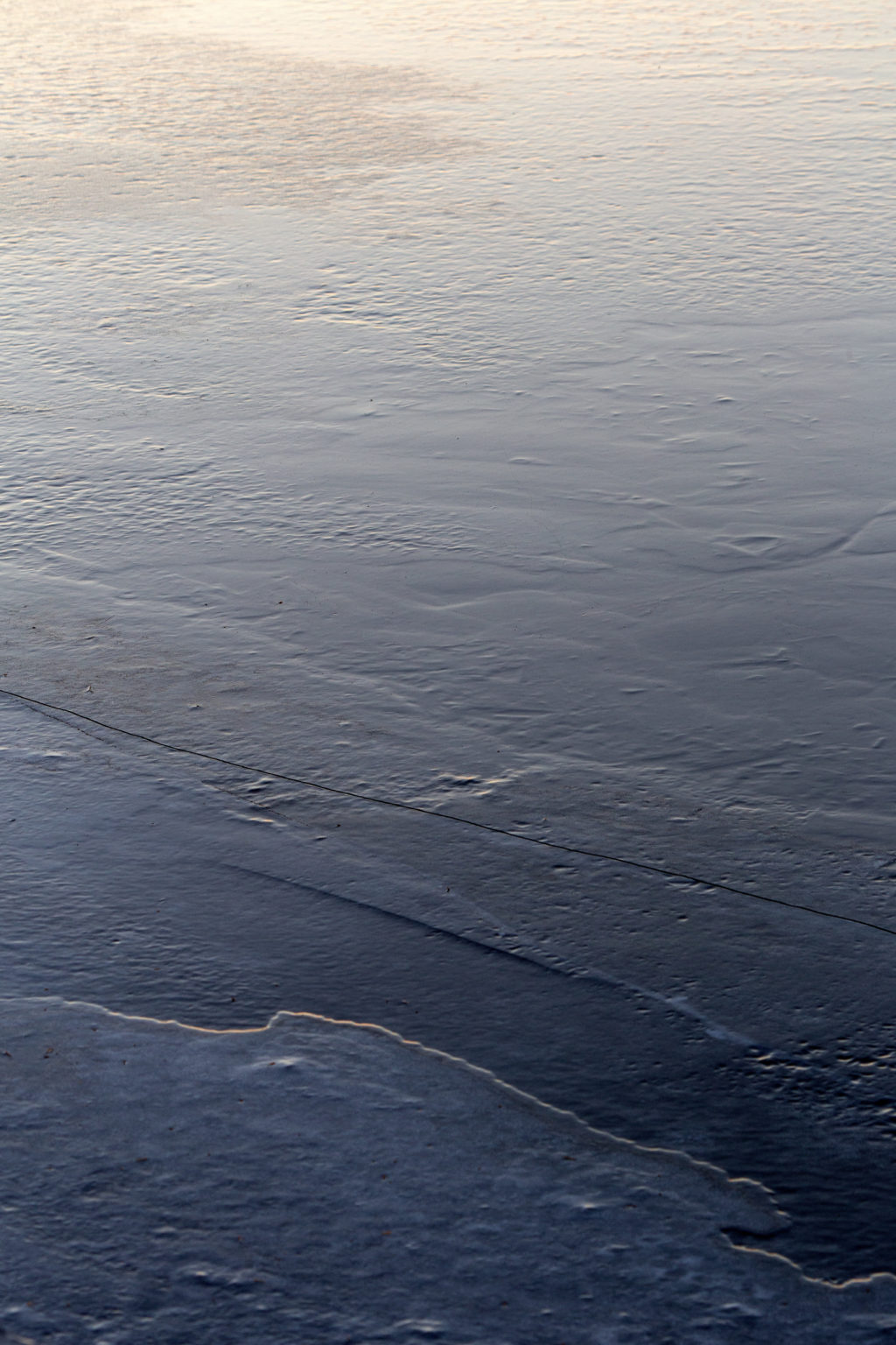 Glaze Ice on Lake