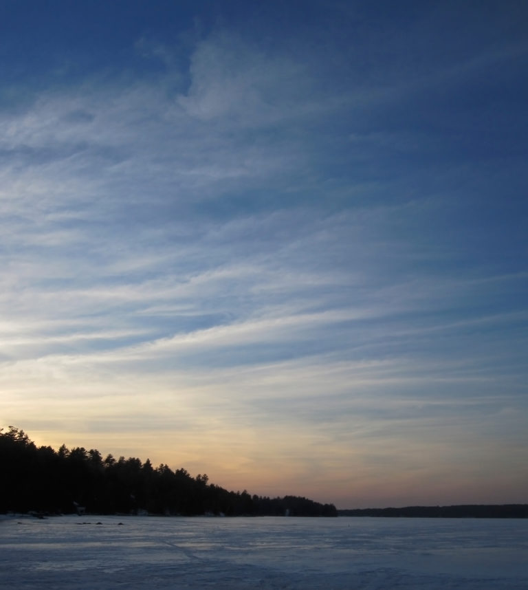 Wispy Clouds and a Blue Winter Sky