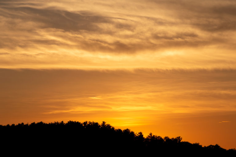 Orange Summer Sunset