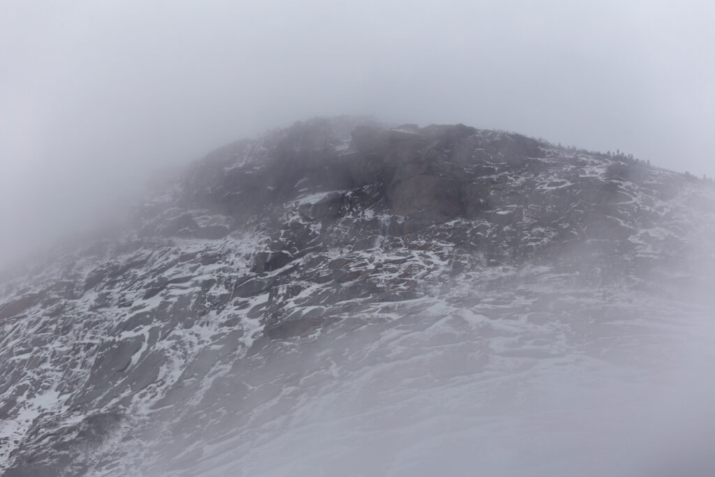 Misty Winter Mountains