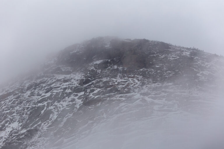 Misty Winter Mountains