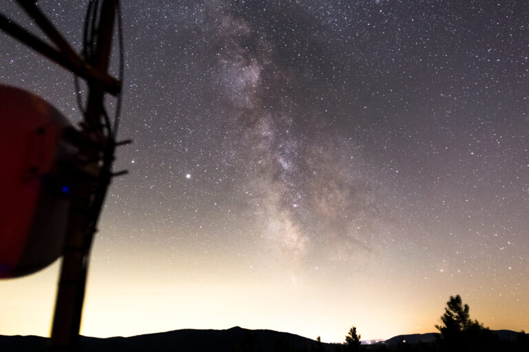 Milky Way Galaxy From a Tower