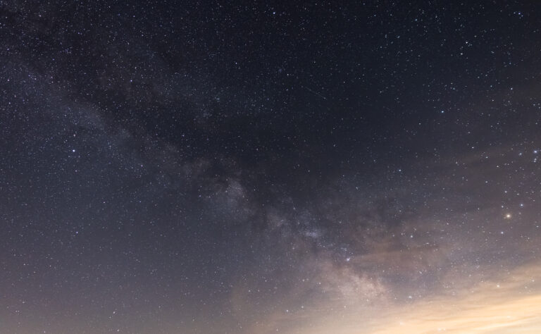 Milky Way Glowing Clouds