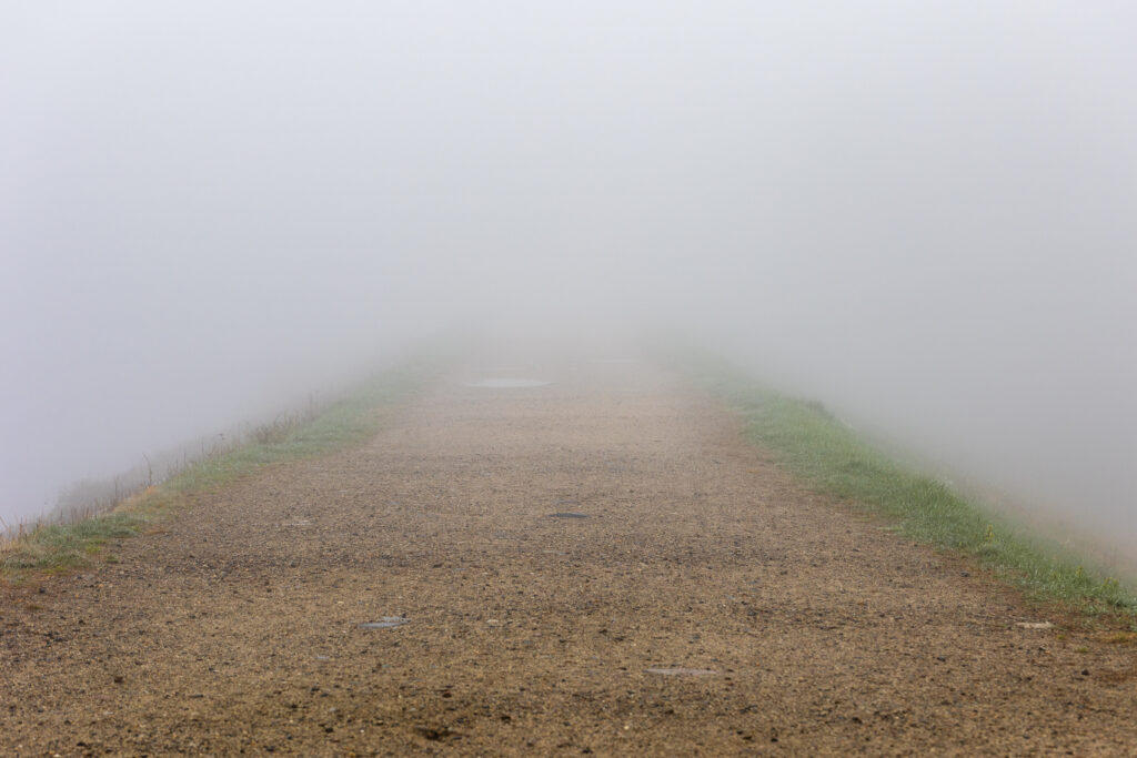 Foggy Hiking Trail