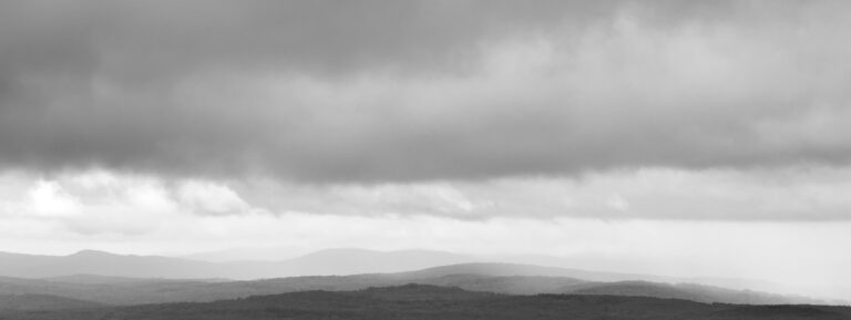 Black & White Landscape Panorama