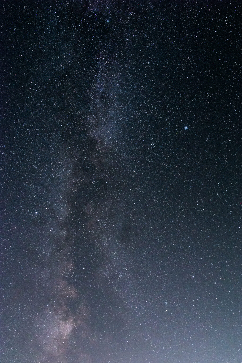 Milky Way With Twinkling Stars