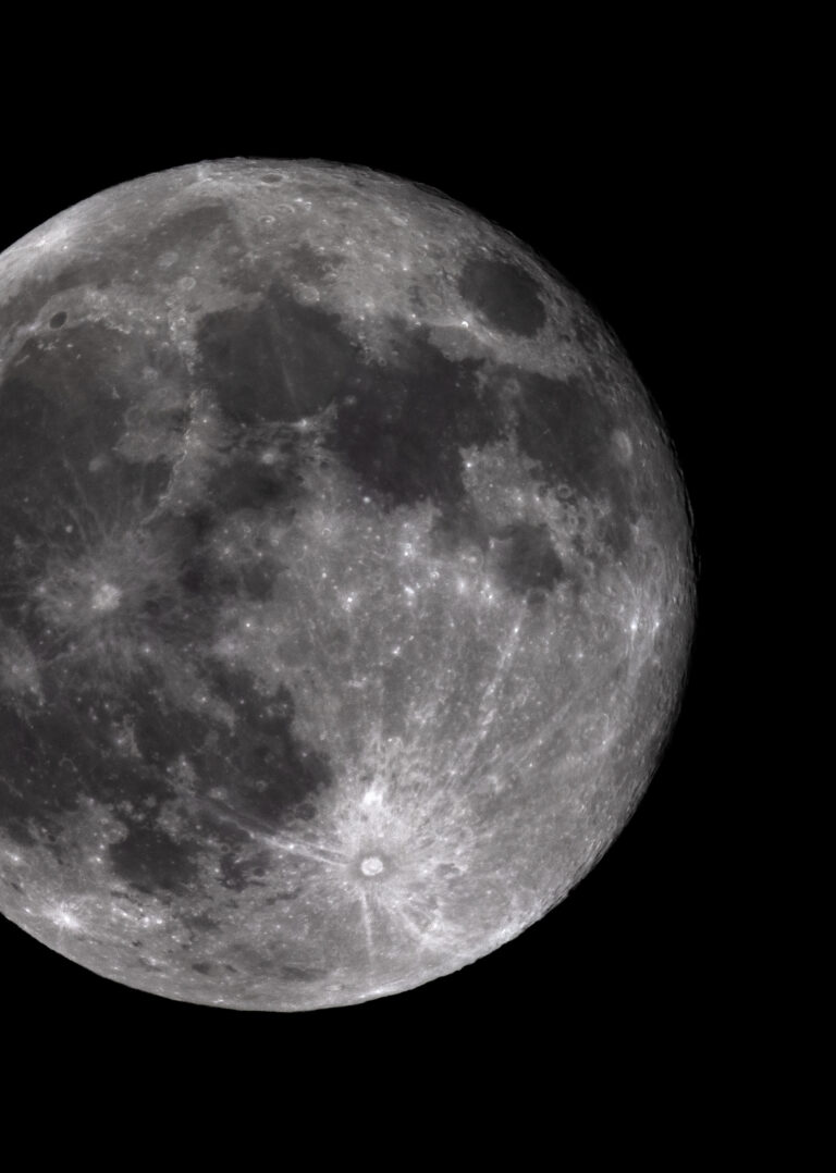 Photo of the Moon’s Craters