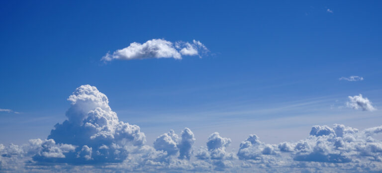 Blue Sky and Clouds Panorama