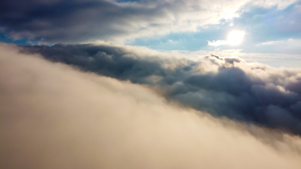 Sunlight Above Clouds