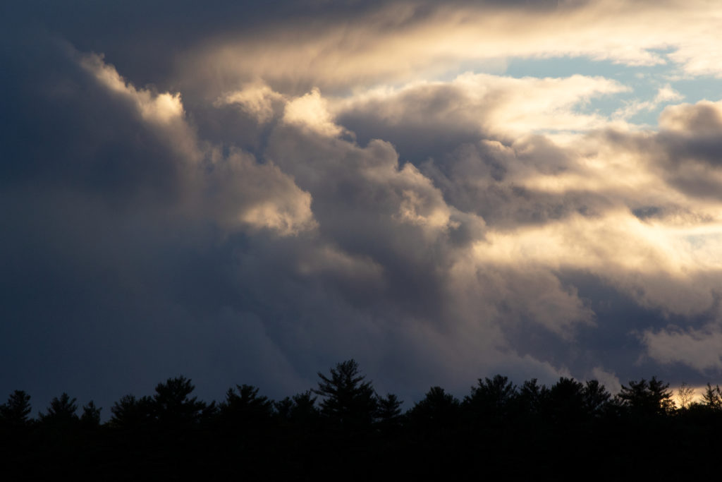 A Peek of Golden Sky