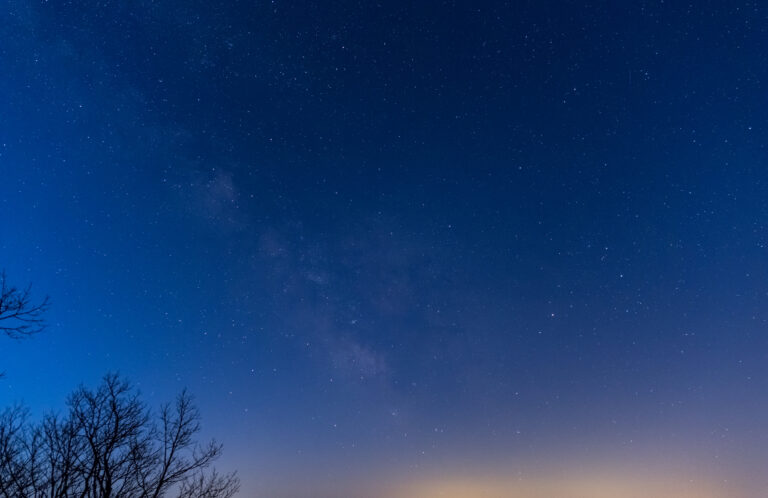 Blue Hour Starry Sky