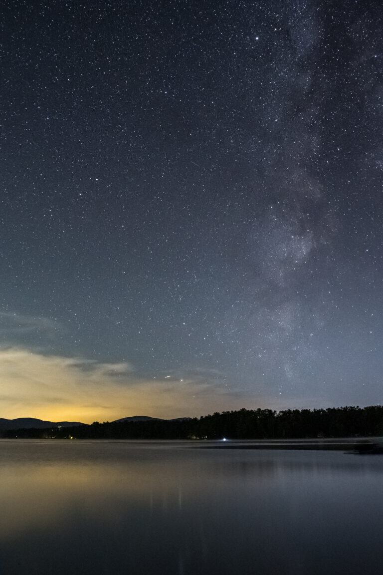 Milky Way Galaxy Over Water