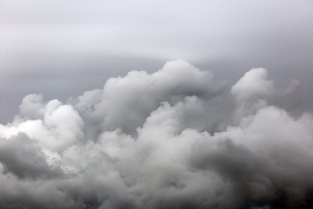 Cold Clouds in Black and White