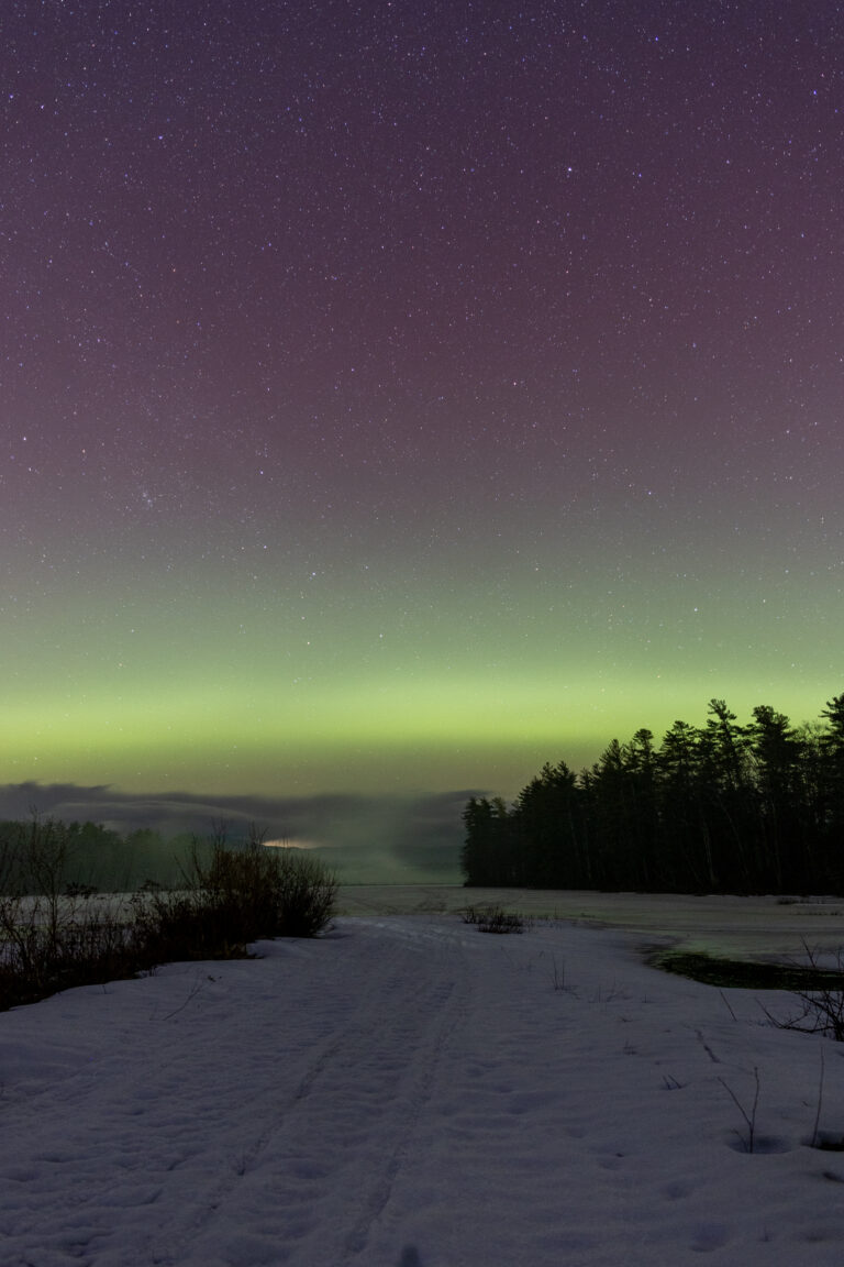 Green Aurora Borealis