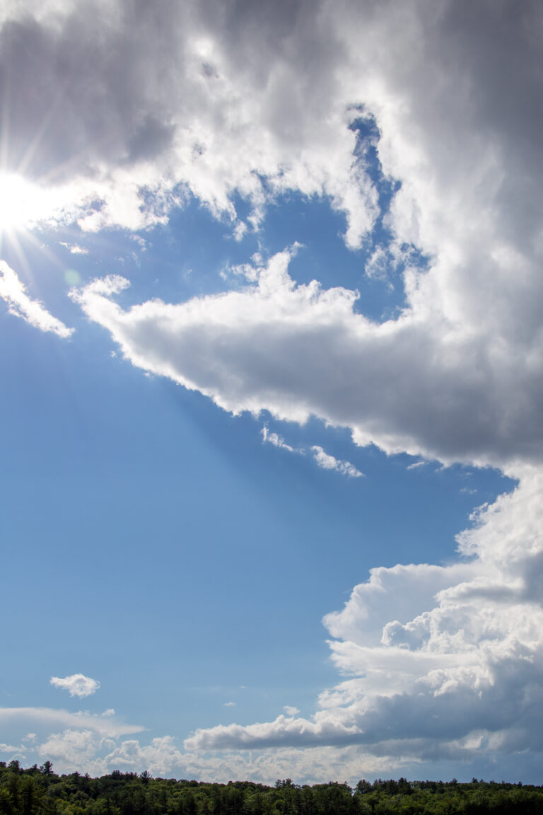 Bright Clouds and Sunrays