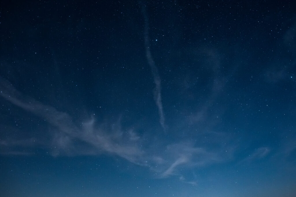 Faint Clouds and Stars