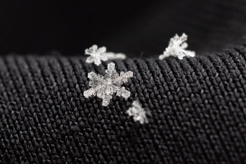 Macro Snowflakes