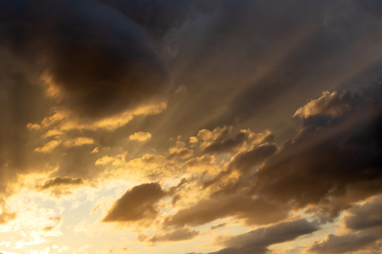 Streaks of Golden Clouds