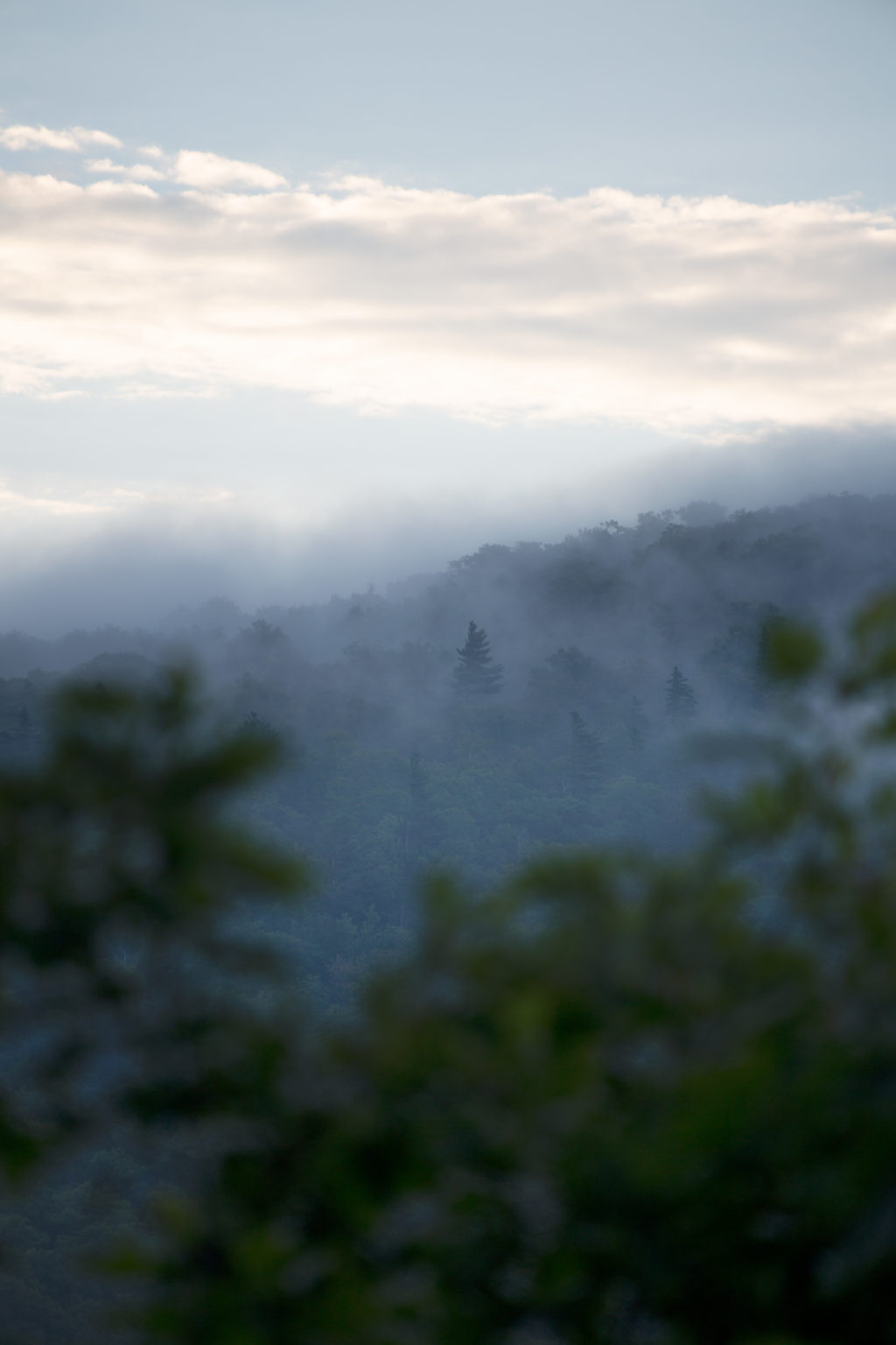 Misty Mountain Sunrise