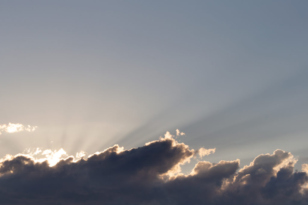 Sun Over Low Clouds