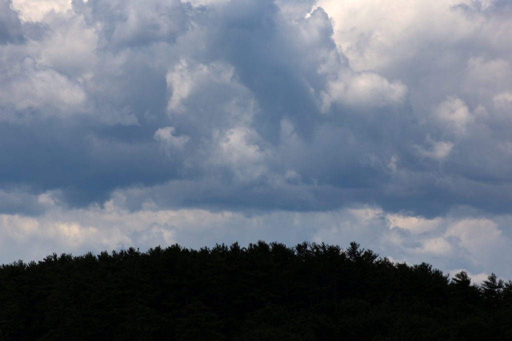 Cloud Cover Over Small Hill