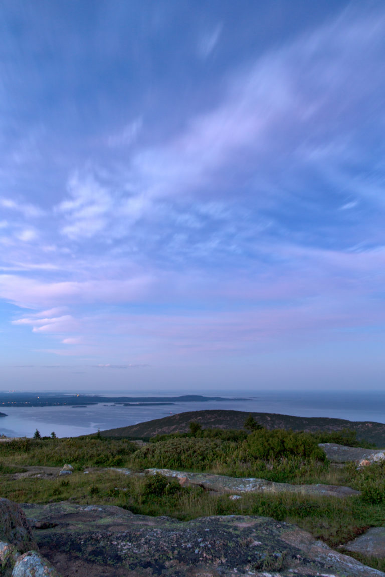 Blue Hour Over the Sea