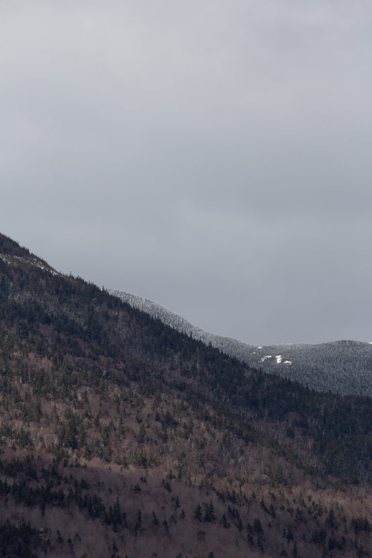 Looking Across the Bottom of the Mountain