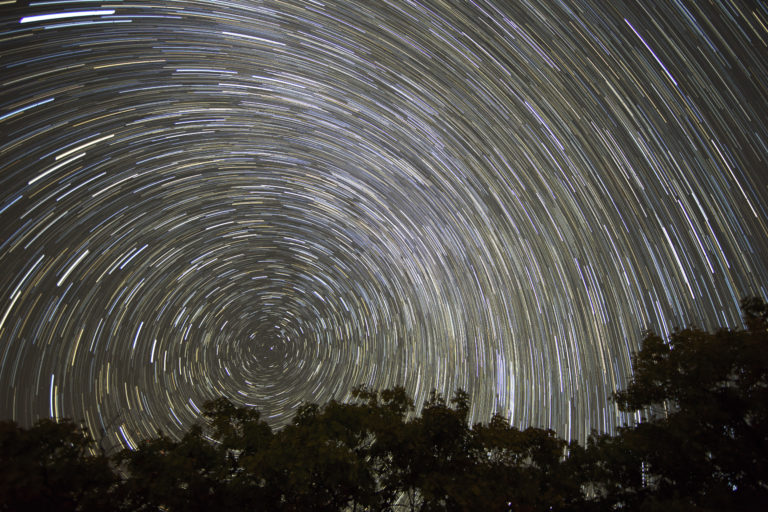 Circular Star Trails