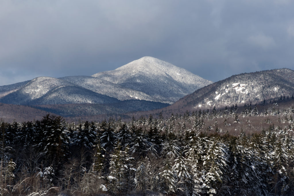 Snow Covered Mountains in the Distance