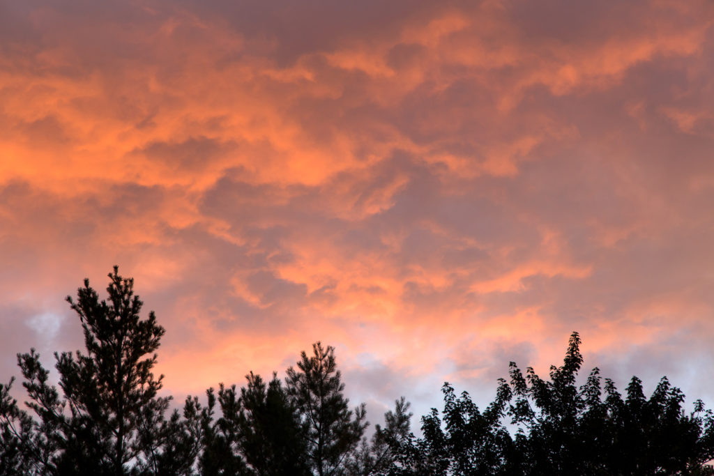 Clouds on Fire