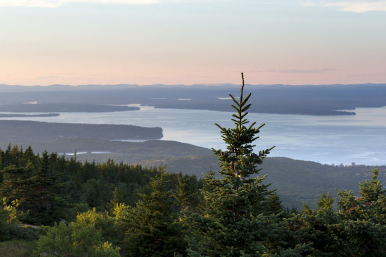 Peaceful View from Mountaintop