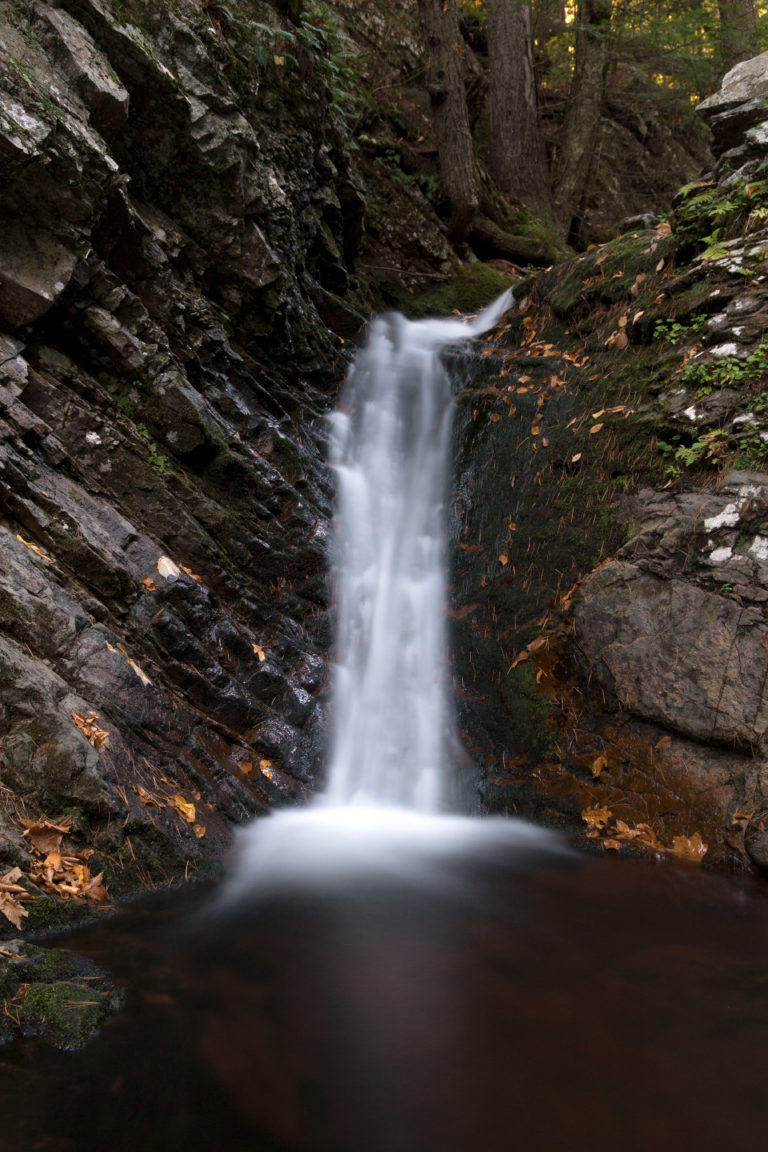 Thin Misty Waterfall